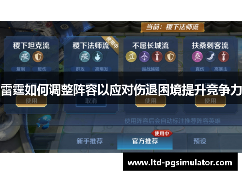 雷霆如何调整阵容以应对伤退困境提升竞争力